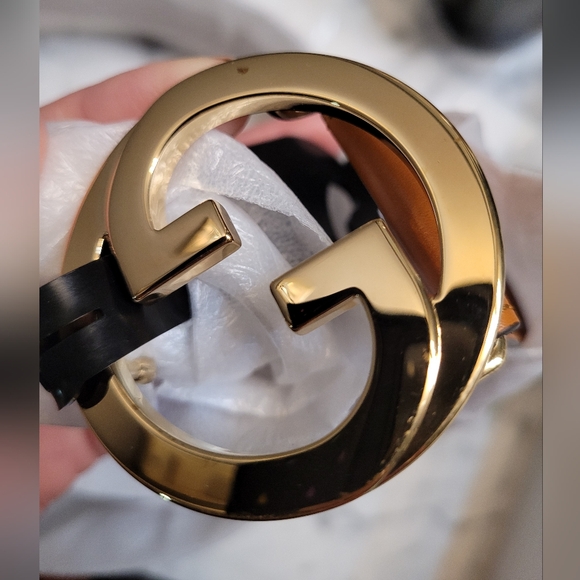 Gucci Ciny Lux belt Blondie cognac sz 85 **Read Details ** - Picture 3 of 13